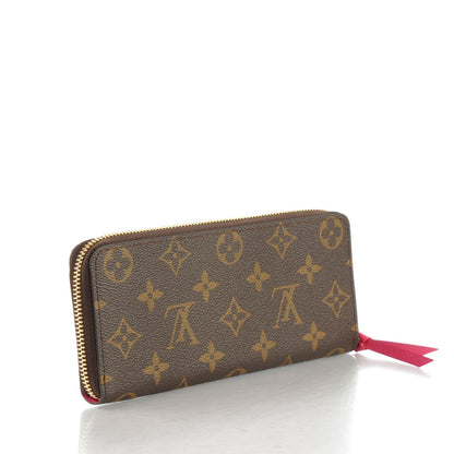 Louis Vuitton Monogram Clemence Wallet Hot Pink 3 of 7