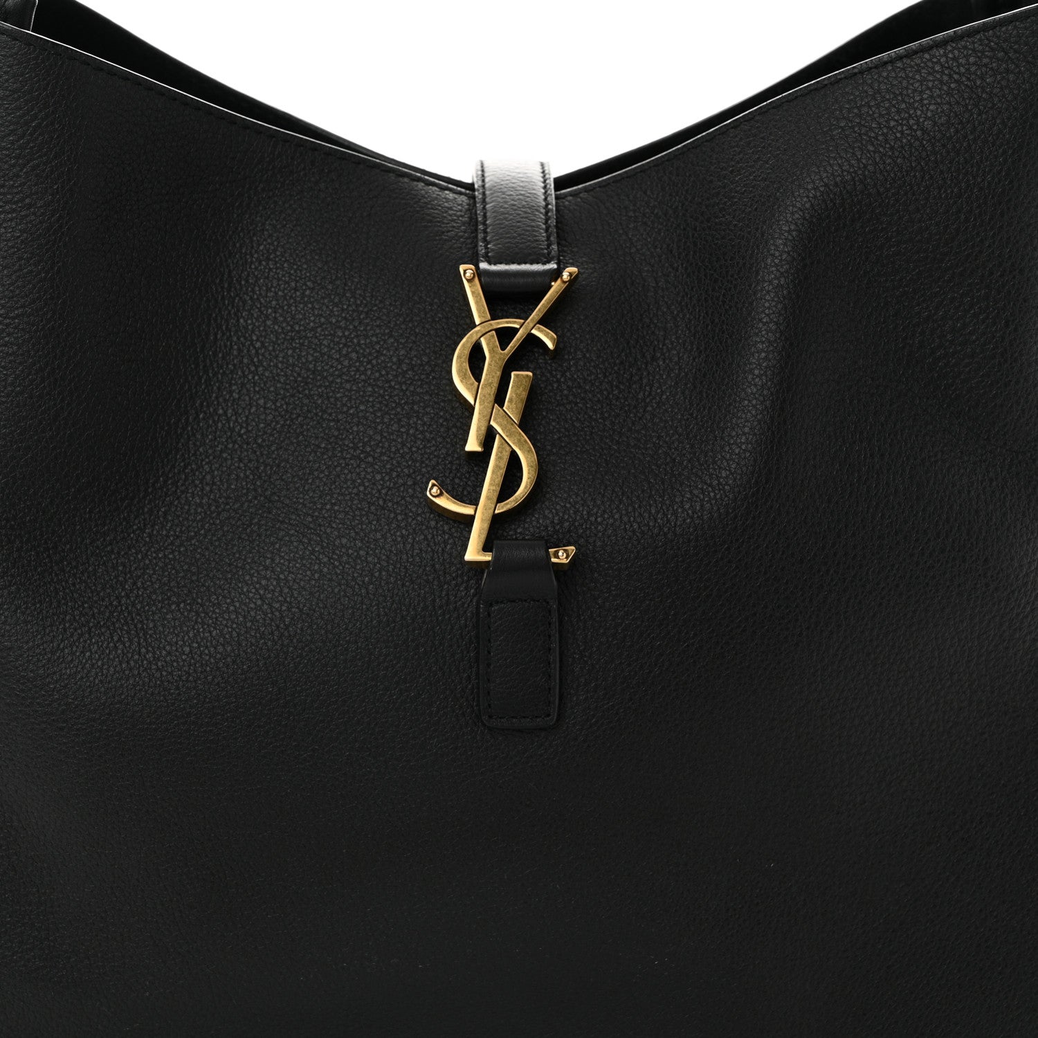Saint Laurent Supple Calfskin Large Le 5 A 7 Soft Hobo Black 8 of 10