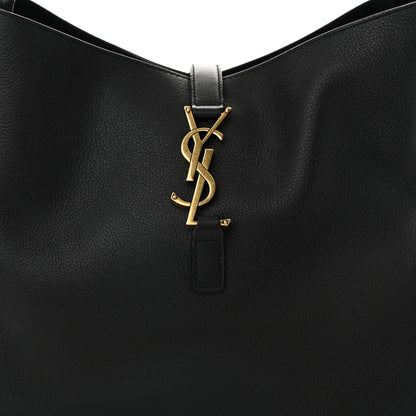Saint Laurent Supple Calfskin Large Le 5 A 7 Soft Hobo Black 8 of 10