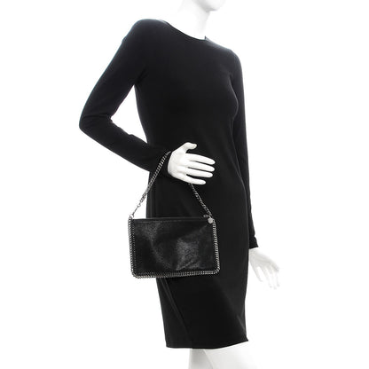 Stella McCartney Shaggy Deer Falabella Clutch Black 2 of 7