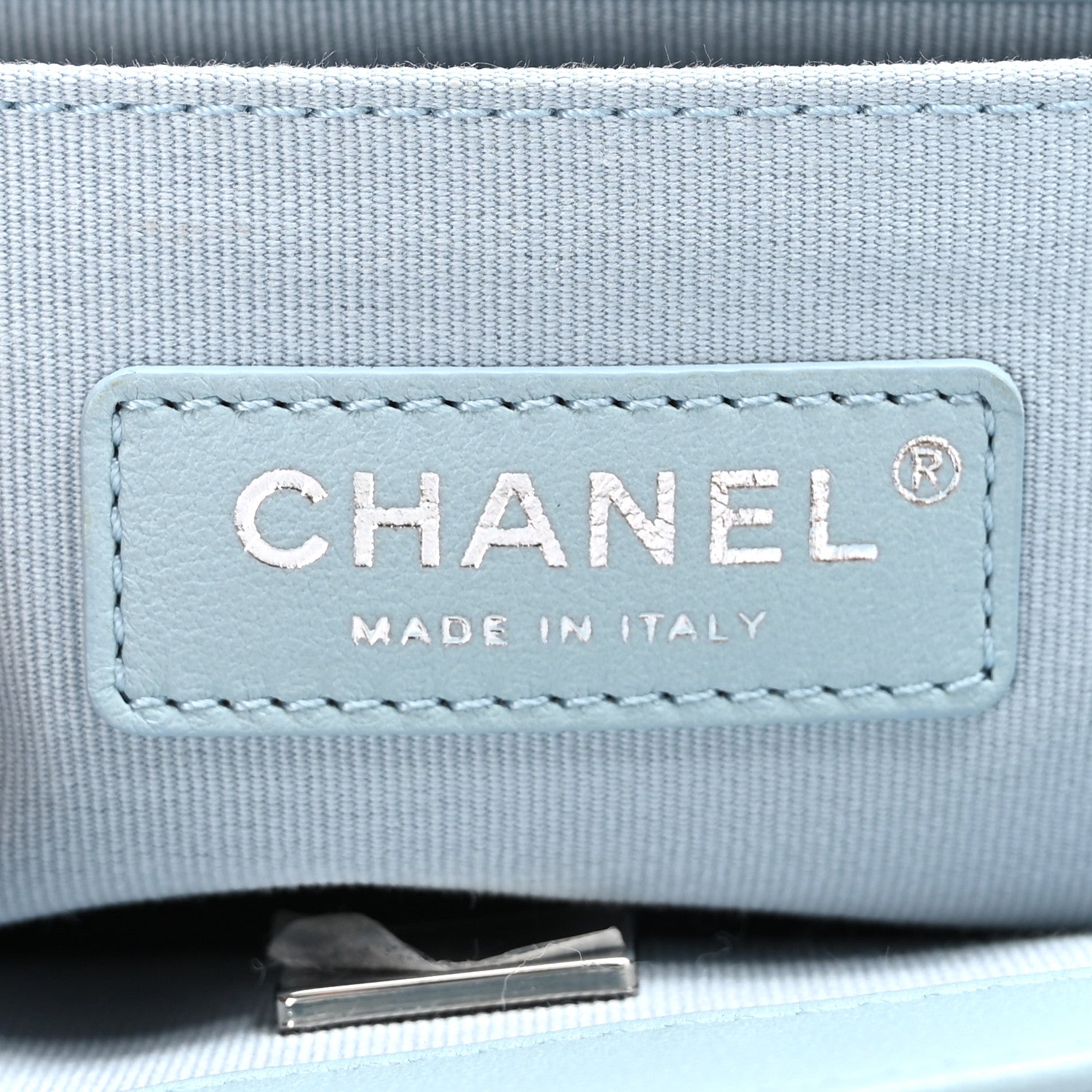 Chanel Lambskin Quilted Small Boy Flap Light Blue 6 of 10
