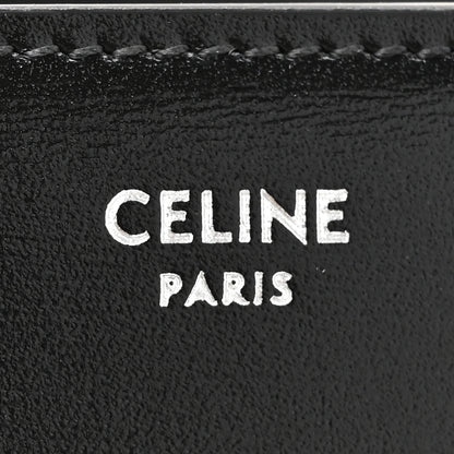 Celine Shiny Calfskin Small Triomphe Wallet Black 7 of 9