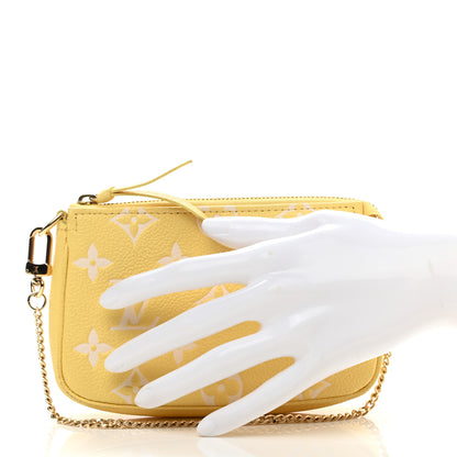 Louis Vuitton Empreinte Monogram Mini Pochette Accessories Lemon Curd Yellow 2 of 10