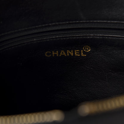 Chanel Caviar Large CC Shoulder Bag Black 10 of 12