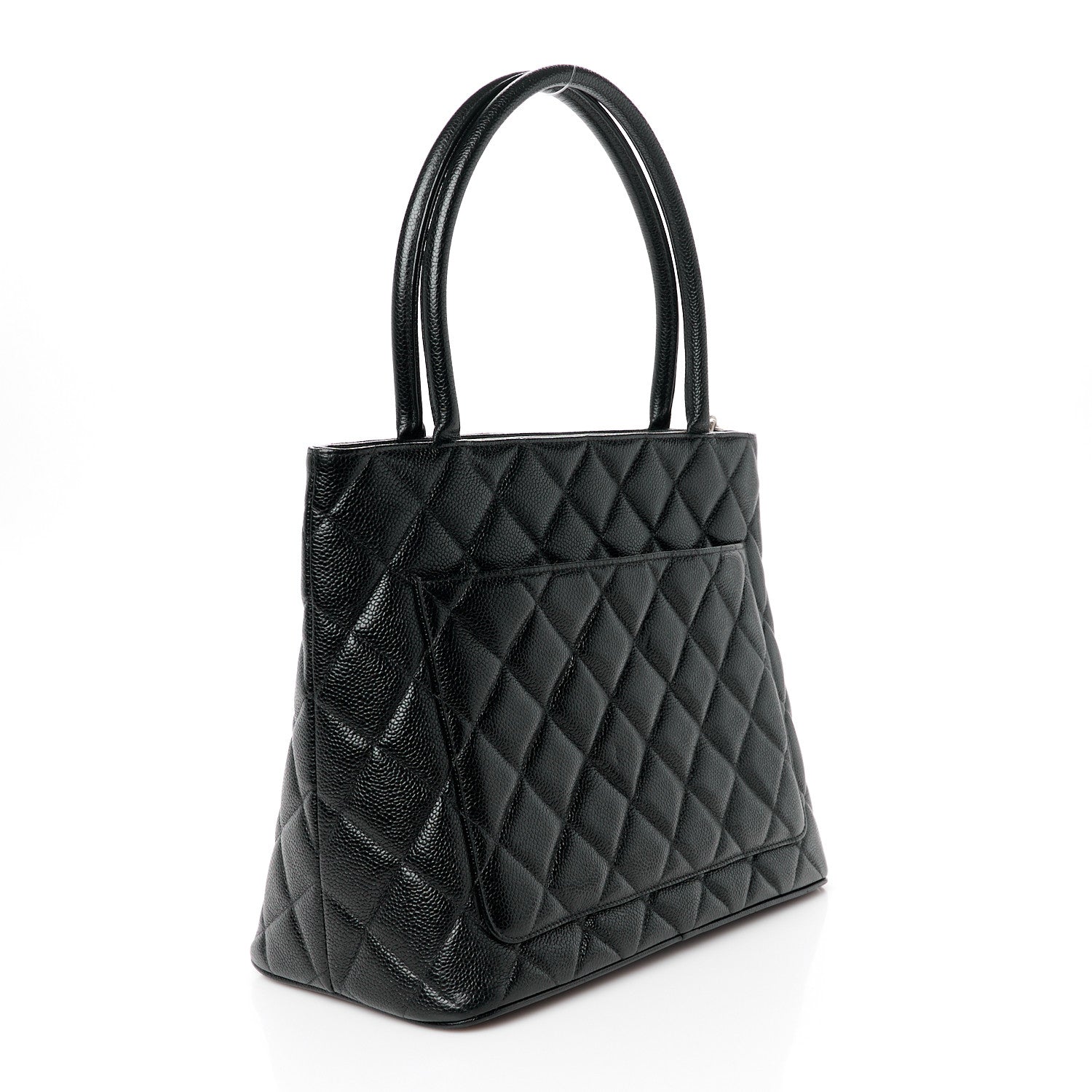 Chanel Caviar Quilted Medallion Tote Black 3 of 11
