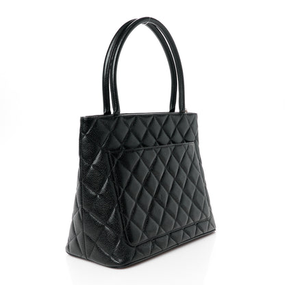 Chanel Caviar Quilted Medallion Tote Black 3 of 11