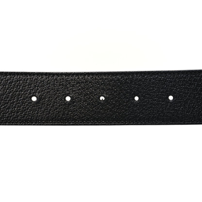 Gucci Textured Dollar Calfskin Double G 40mm Belt 95 38 Black 3 of 5