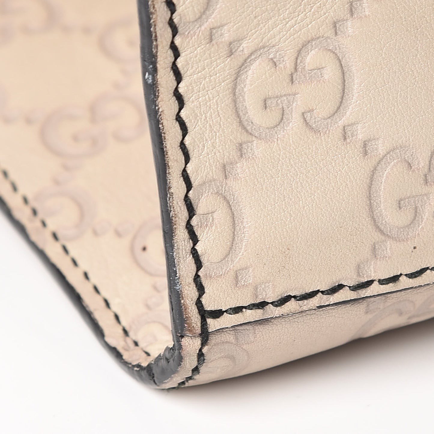 Guccissima Signature Medium Emily Chain Shoulder Bag Mystic White