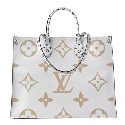 Louis Vuitton Monogram Giant Onthego GM Kaki Beige 1 of 11