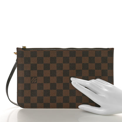 Louis Vuitton Damier Ebene Neverfull MM GM Pochette 2 of 8