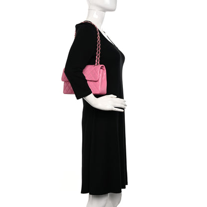 Chanel Caviar Quilted Small Double Flap Pink 2 of 11