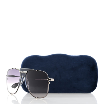 Gucci Metal Square Frame Sunglasses GG0739S Black 8 of 8