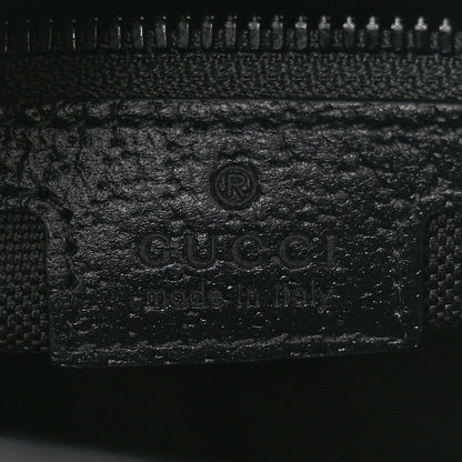 Gucci Textured Dollar Calfskin Web Monochrome Large Diana Tote Bag Black 7 of 15