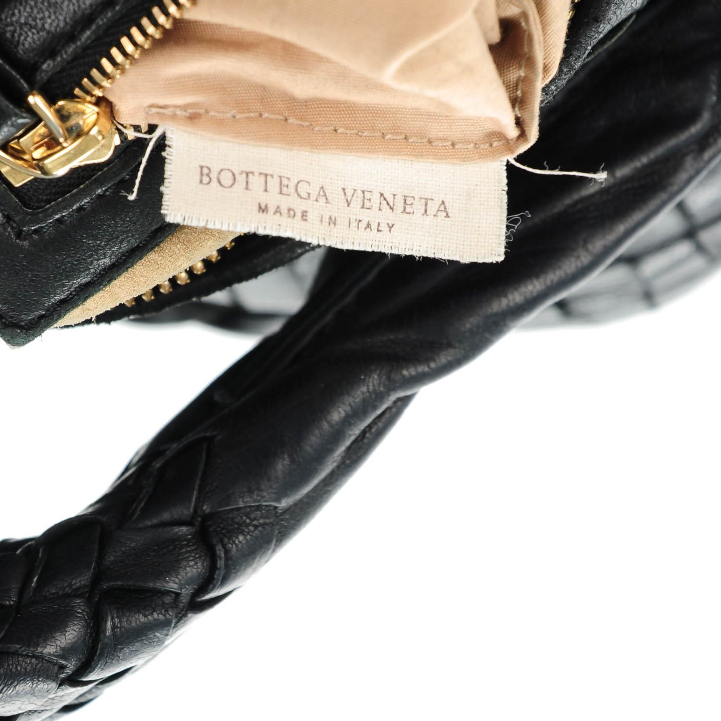 Nappa Intrecciato Medium Veneta Hobo Black
