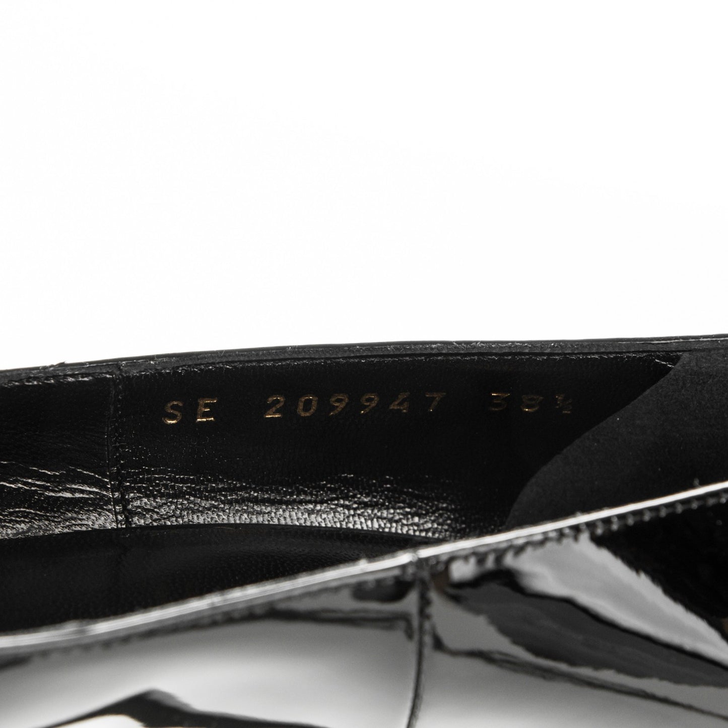 Vitello Vernice Tribtoo 80 Pumps 38.5 Black