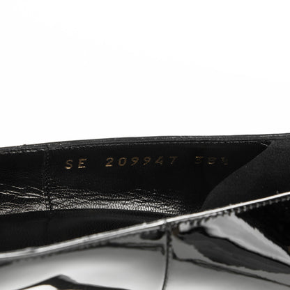 Saint Laurent Vitello Vernice Tribtoo 80 Pumps 38.5 Black 8 of 8