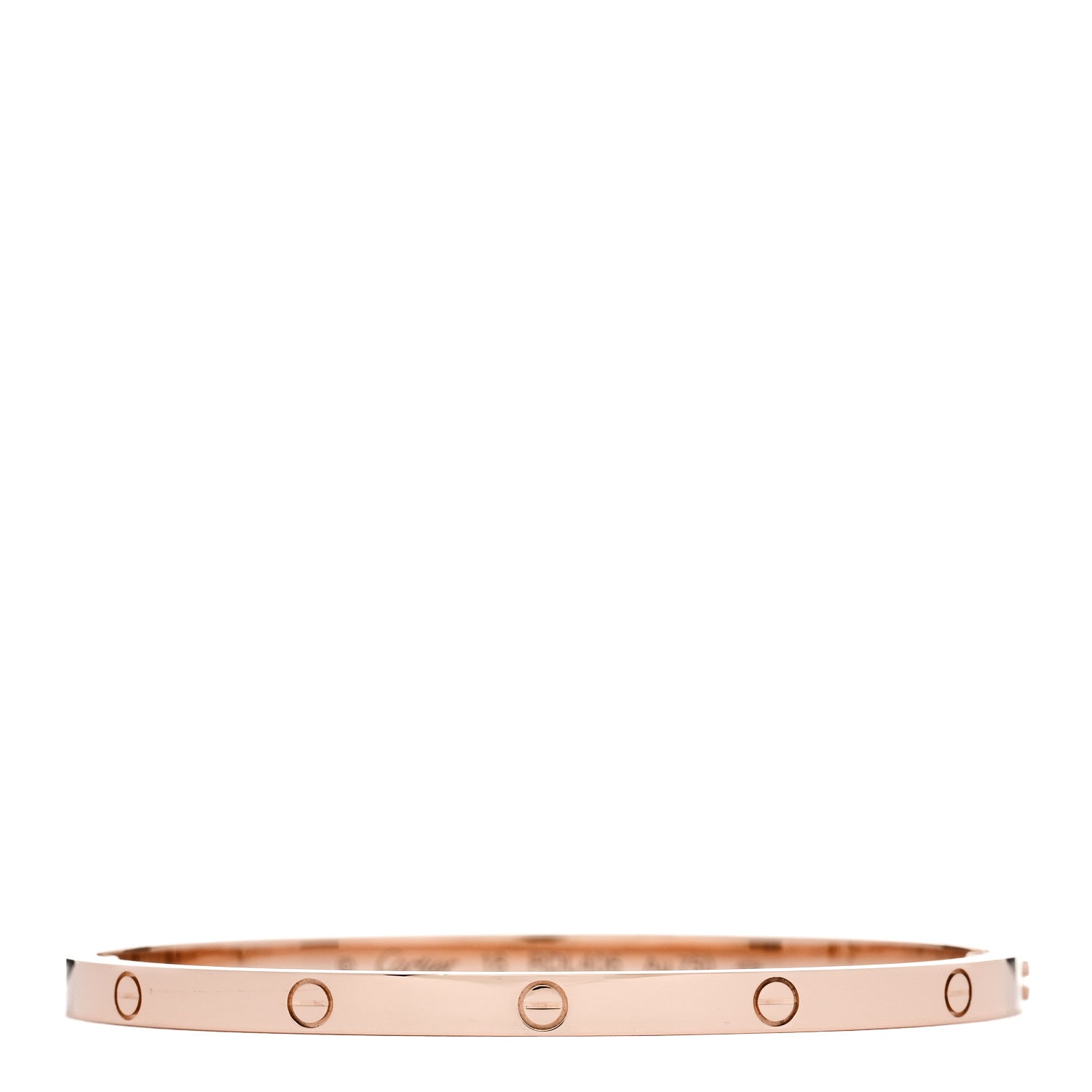 Cartier 18K Pink Gold Small LOVE Bracelet 16 1 of 8