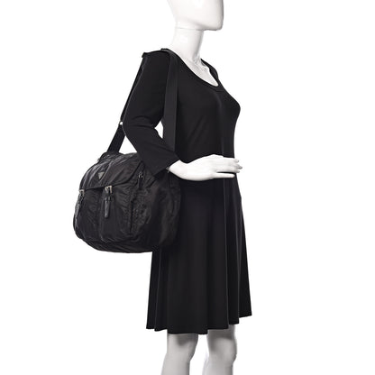 Prada Tessuto Nylon Messenger Bag Black 2 of 10