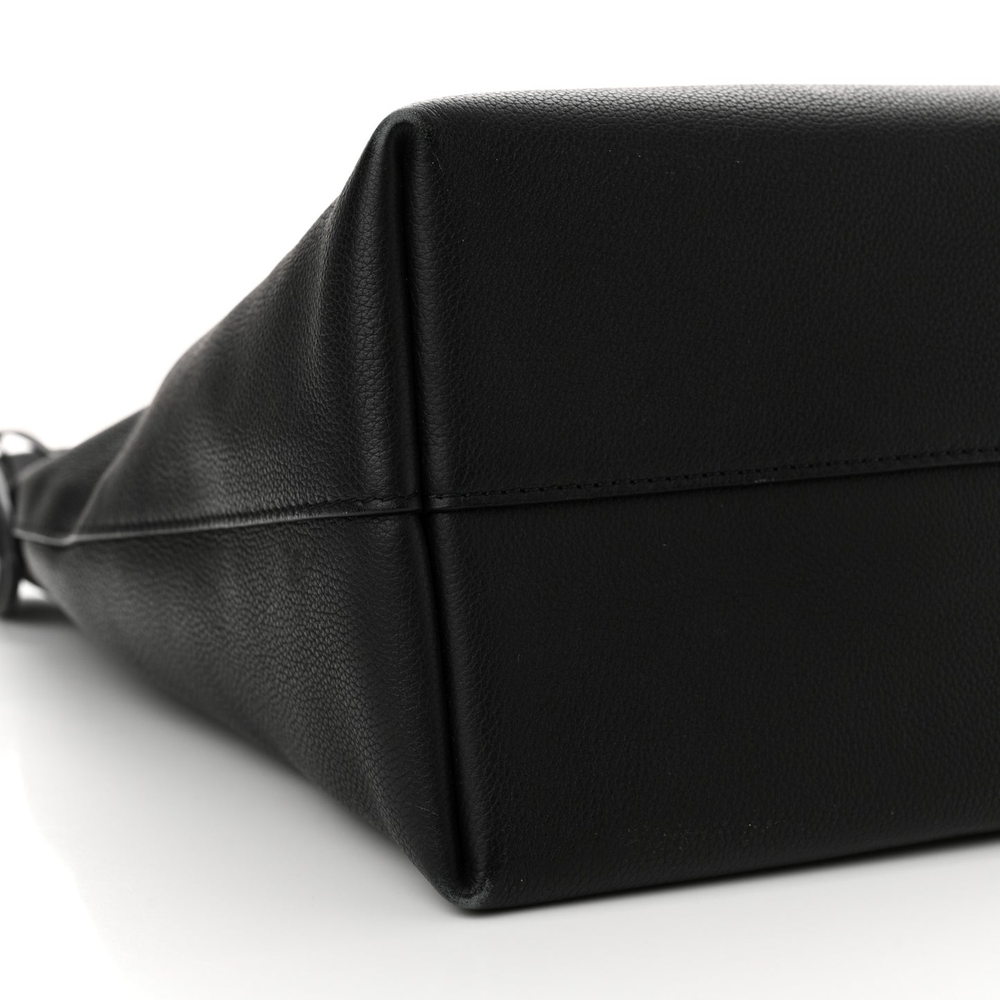 Calfskin Lockme Hobo Black