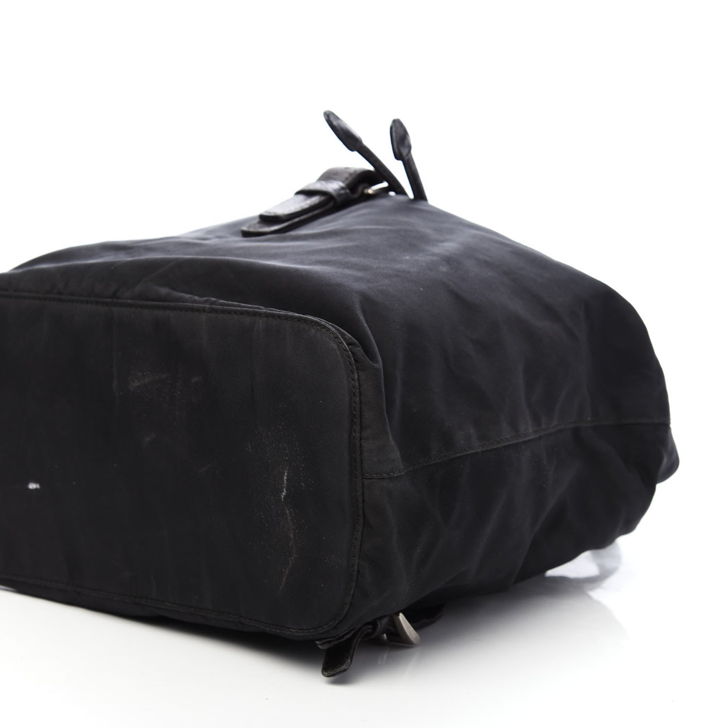 Prada Tessuto Nylon Vela Chain Backpack Black 6 of 9