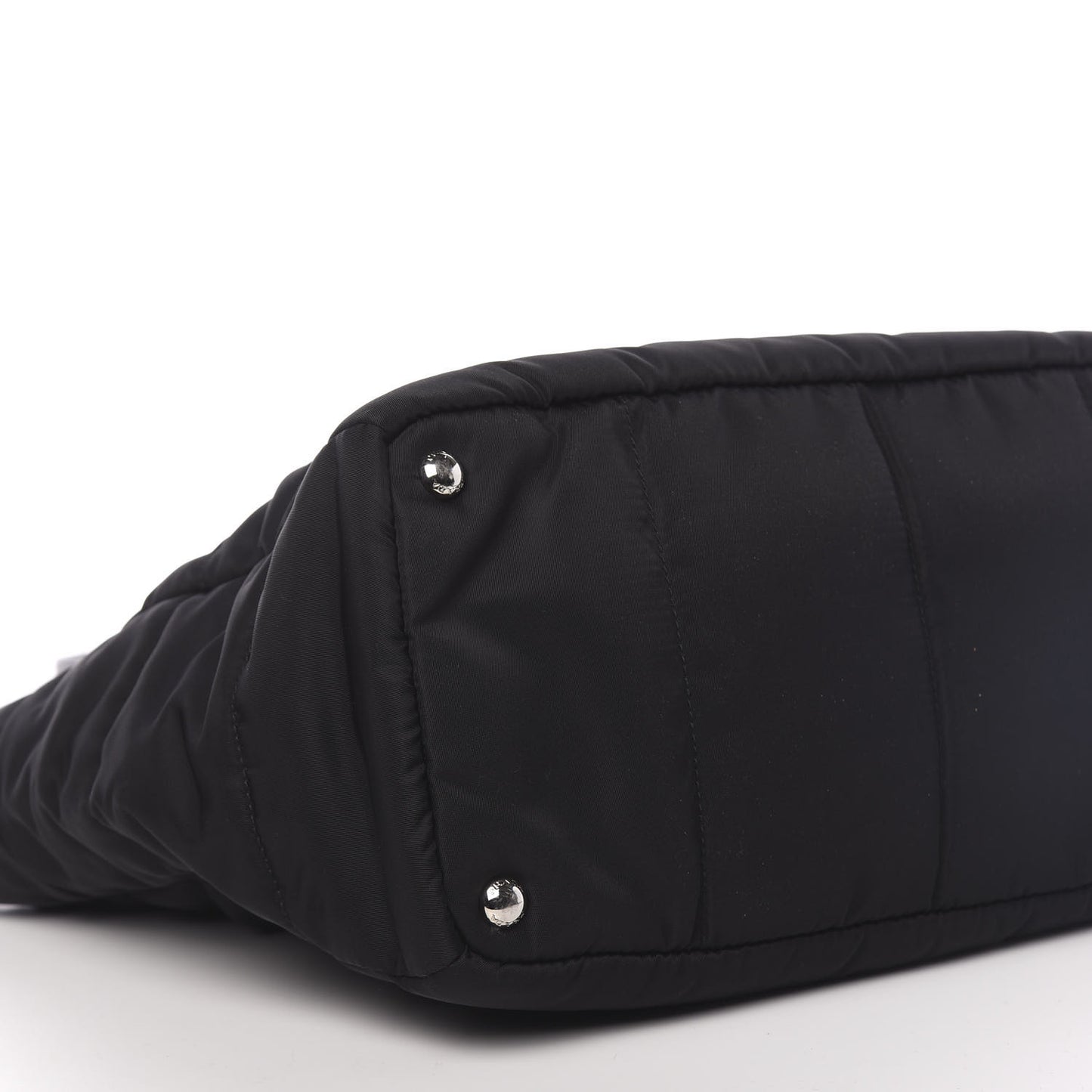 Tessuto Nylon Bomber Tote Black