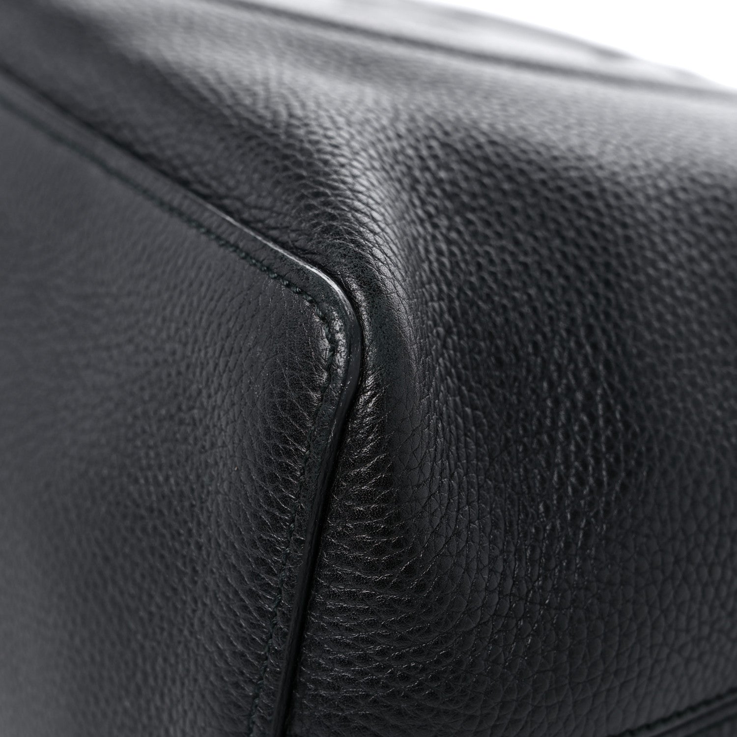 Gucci Pebbled Calfskin Large Soho Hobo Black 9 of 15