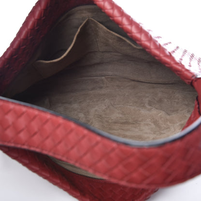 Bottega Veneta Nappa Intrecciato Large City Hobo Baccara Rose Nero 5 of 11