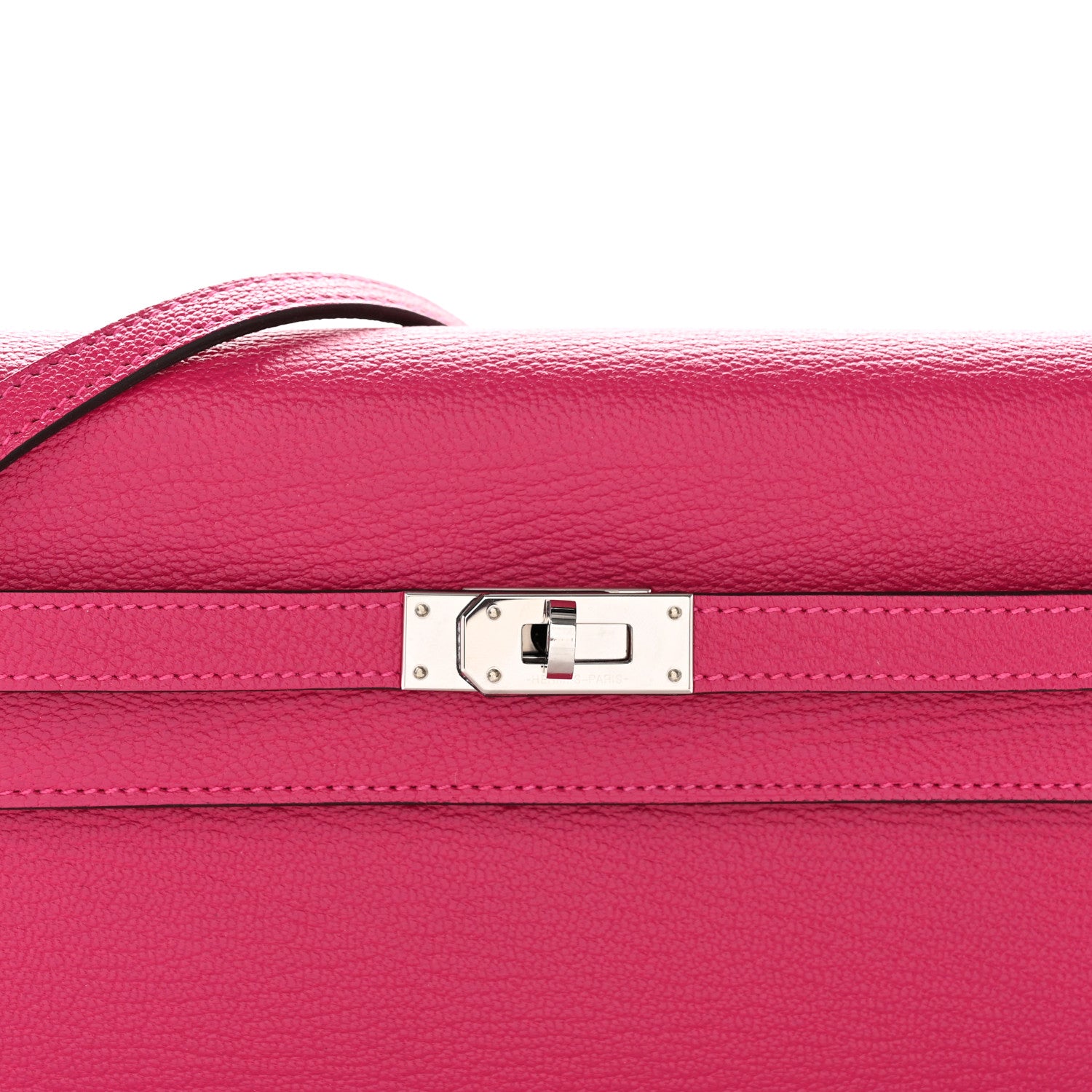 Hermes Chevre Mysore Kelly Wallet To Go Rose Mexico 8 of 12