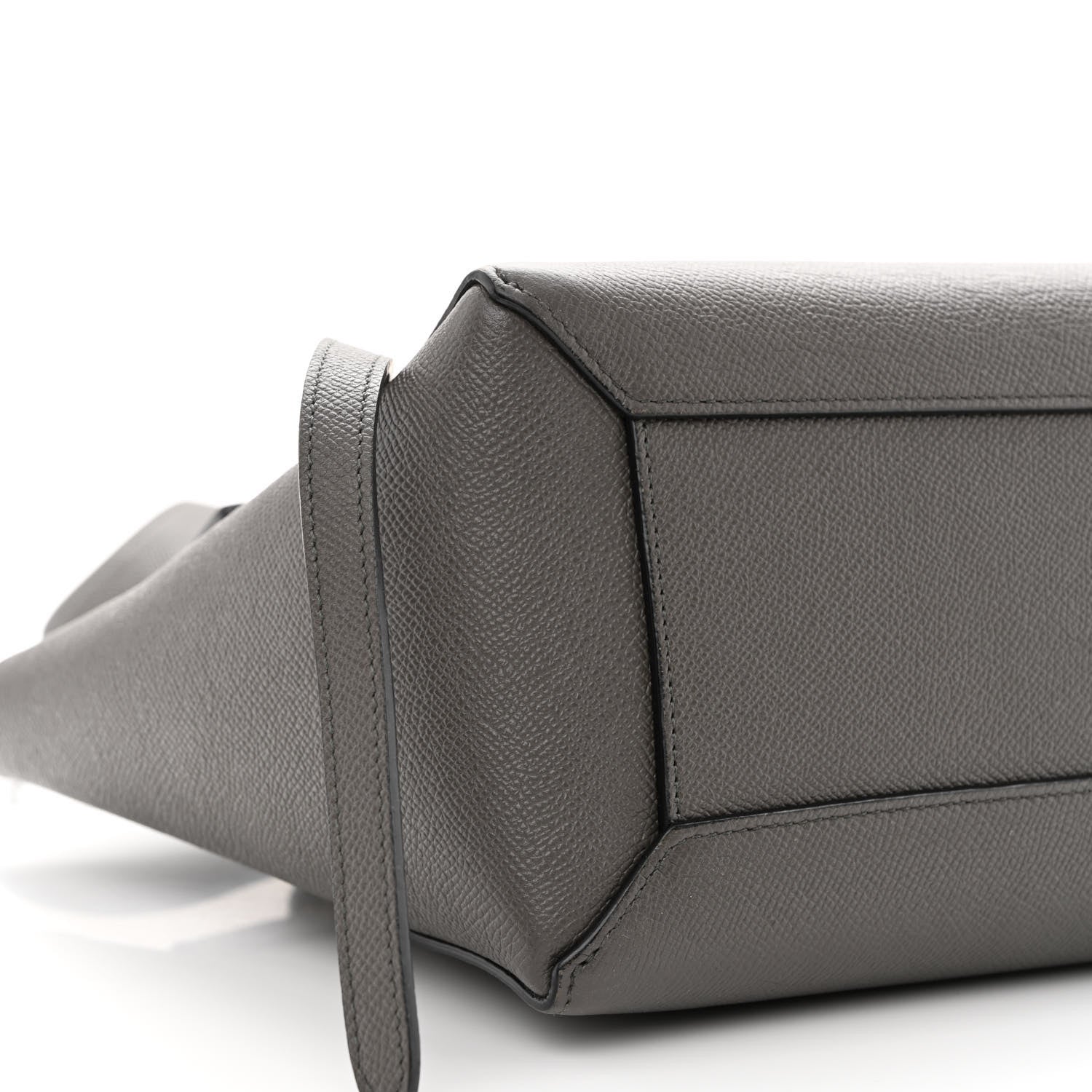Celine Grained Calfskin Nano Belt Bag Grey 9 of 12