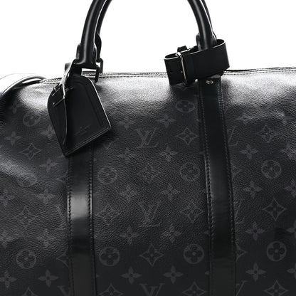 Louis Vuitton Monogram Eclipse Keepall Bandouliere 55 6 of 11