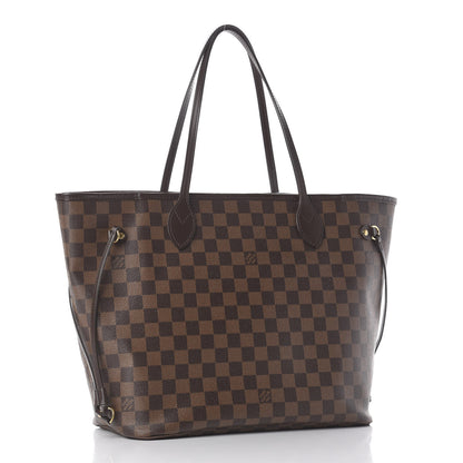 Louis Vuitton Damier Ebene Neo Neverfull MM Rose Ballerine 2 of 9