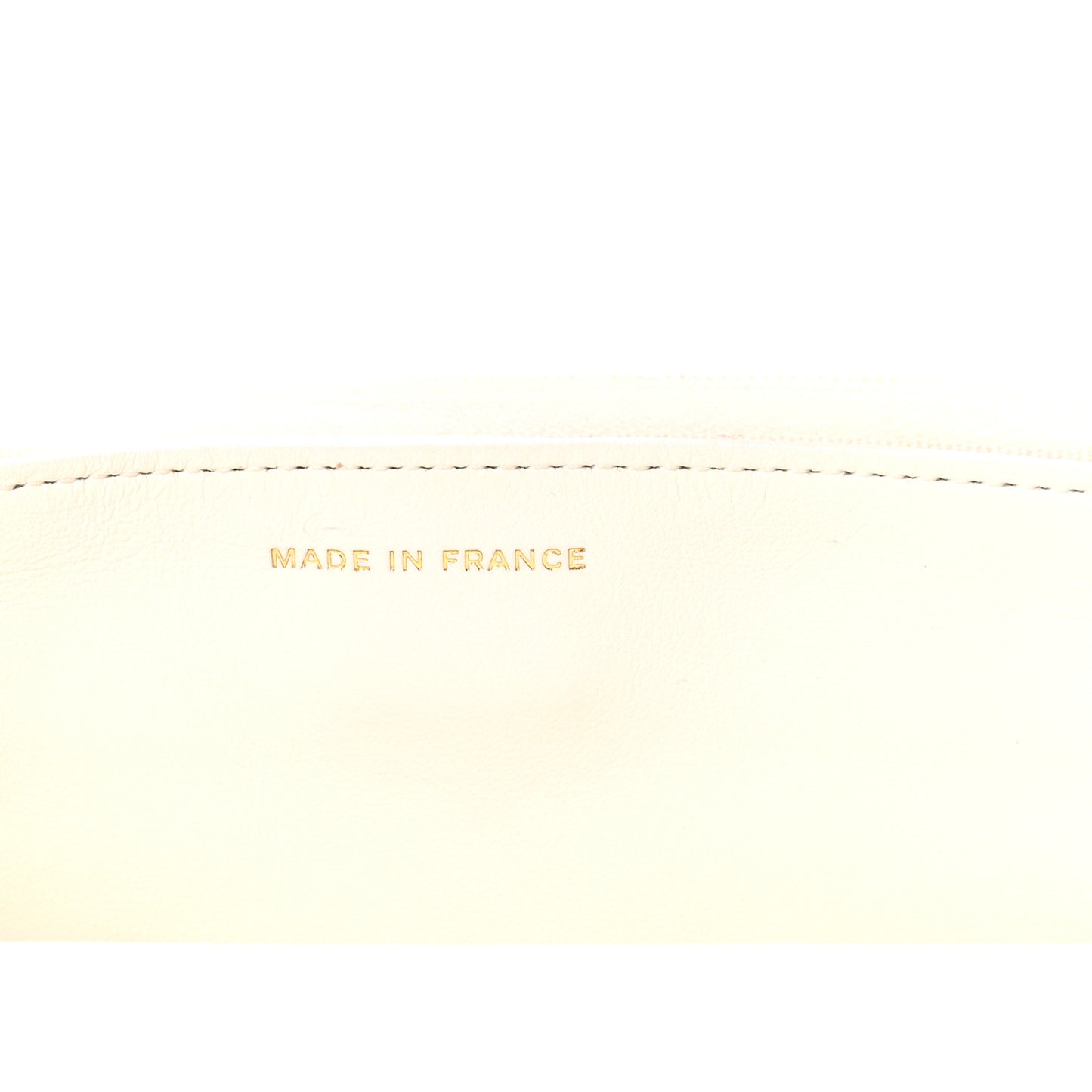 Caviar Quilted Wallet On Chain WOC White