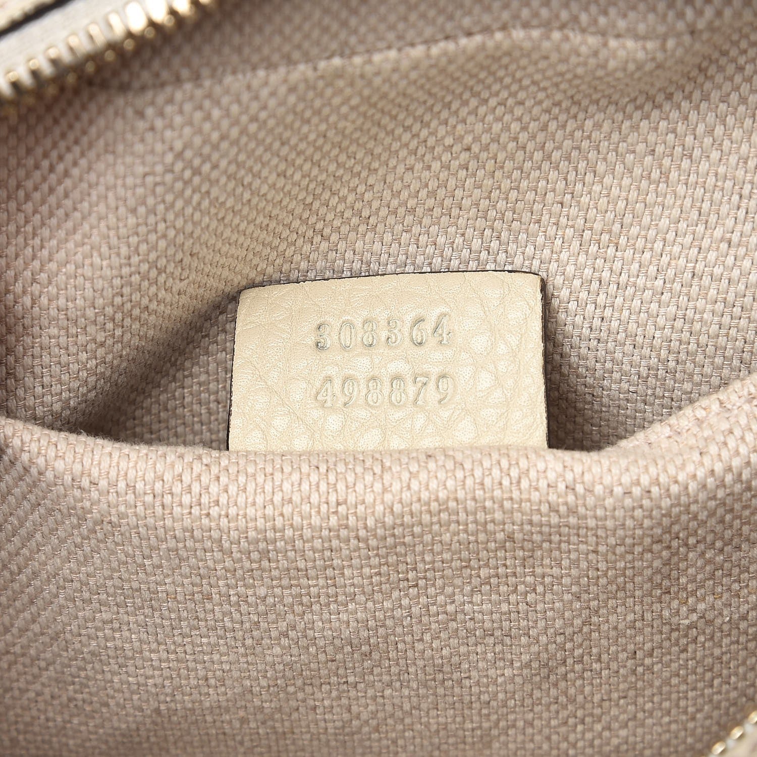 Gucci Pebbled Calfskin Small Soho Disco Bag Off White 7 of 10