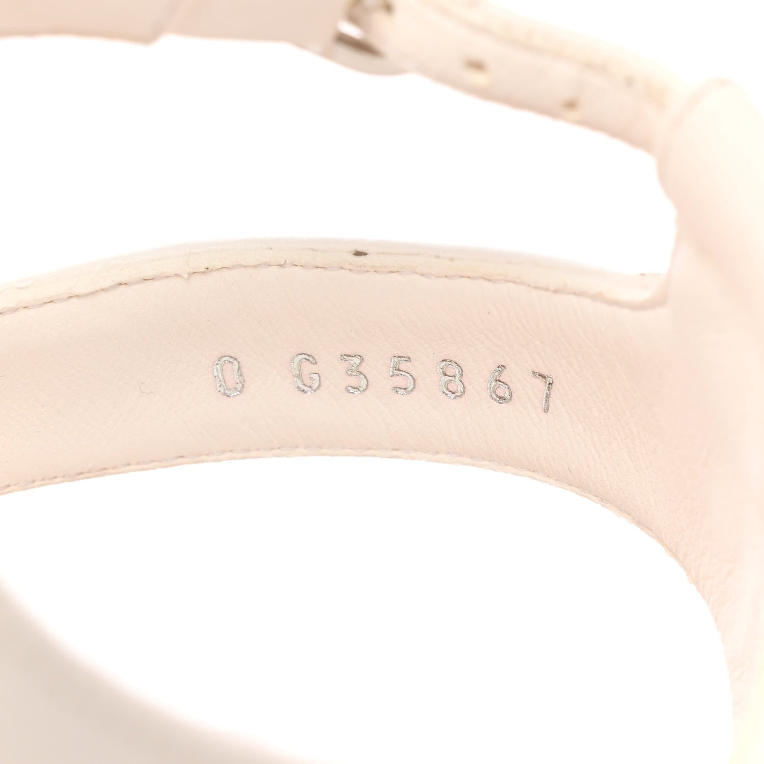 Chanel Lambskin Quilted Chain Wedge Sandals 41 White 8 of 15