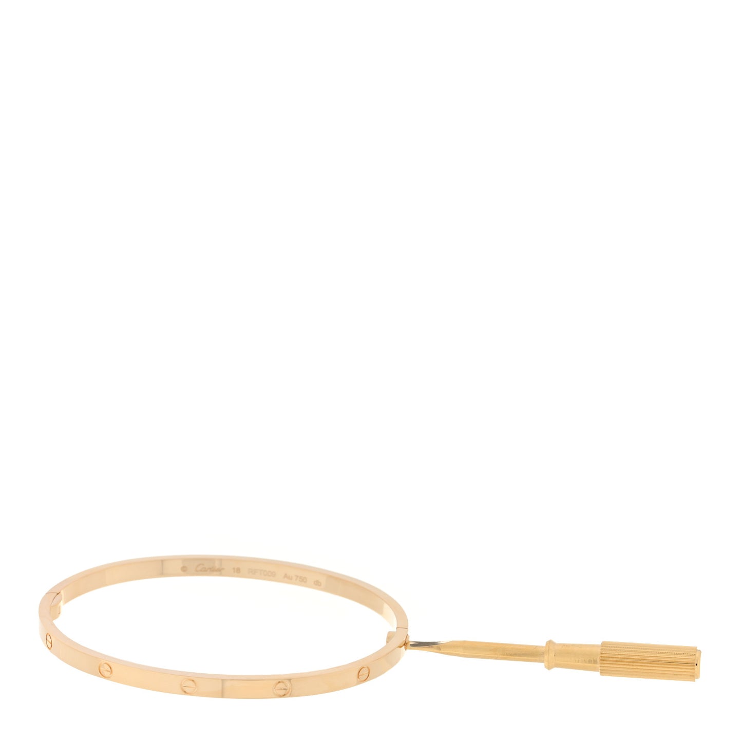 18K Yellow Gold Small LOVE Bracelet 18