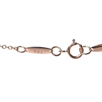 Tiffany 18K Rose Gold Diamond .07ct Elsa Peretti Diamonds by the Yard Pendant Necklace 6 of 9