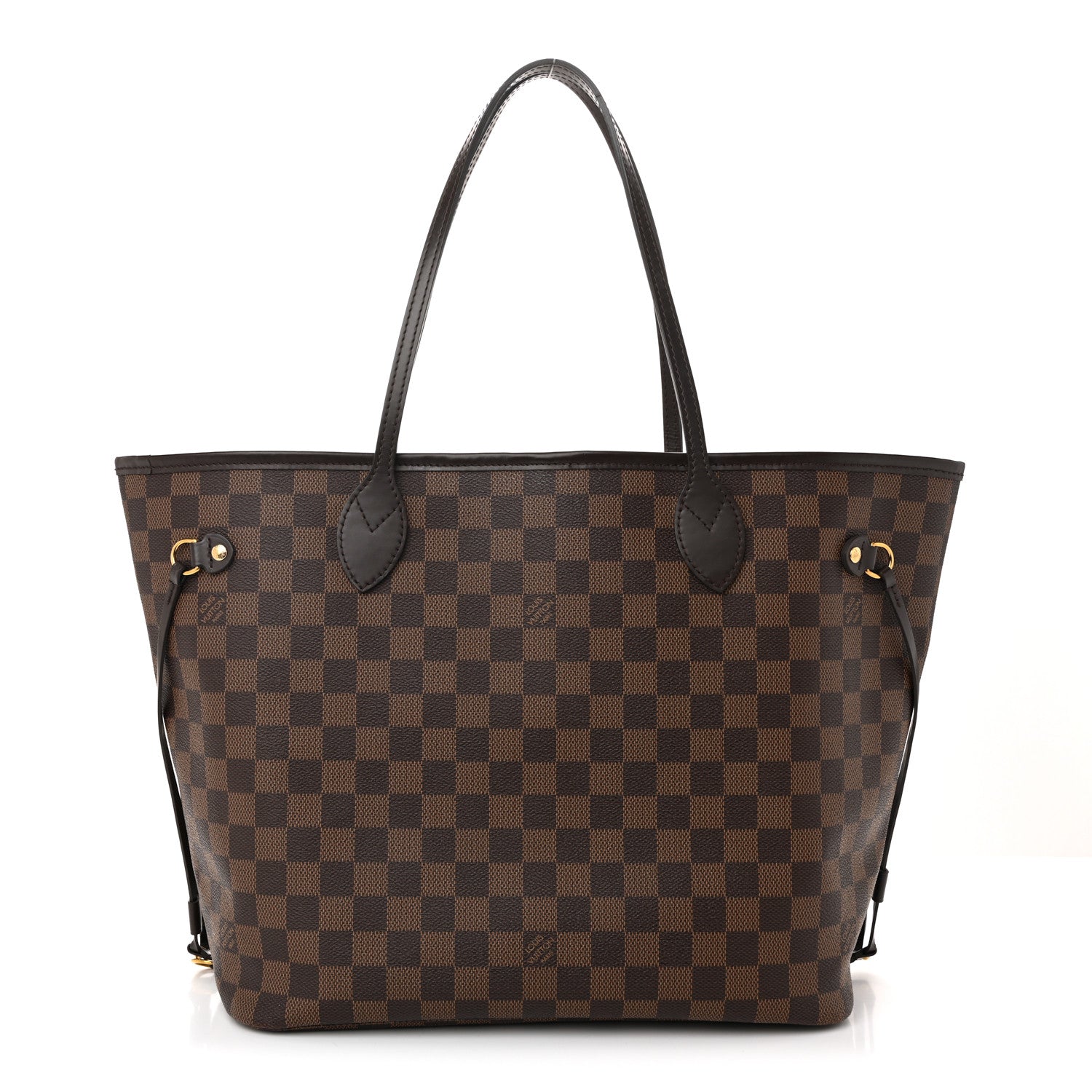 Louis Vuitton Damier Ebene Neo Neverfull MM Rose Ballerine 1 of 12