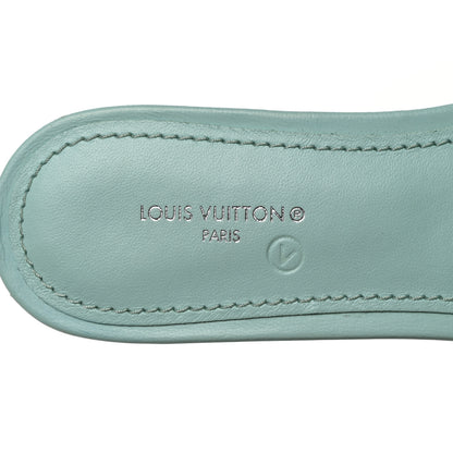 Louis Vuitton Lambskin Embossed Monogram Revival Flat Mules 36 6 of 9