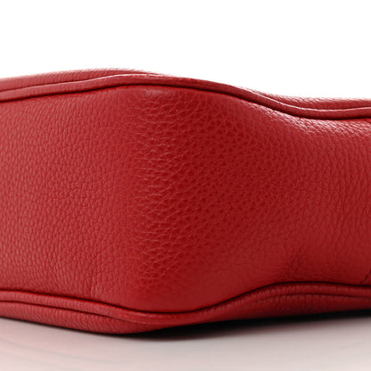 Gucci Pebbled Calfskin Small Soho Disco Bag Tabasco Red 10 of 15