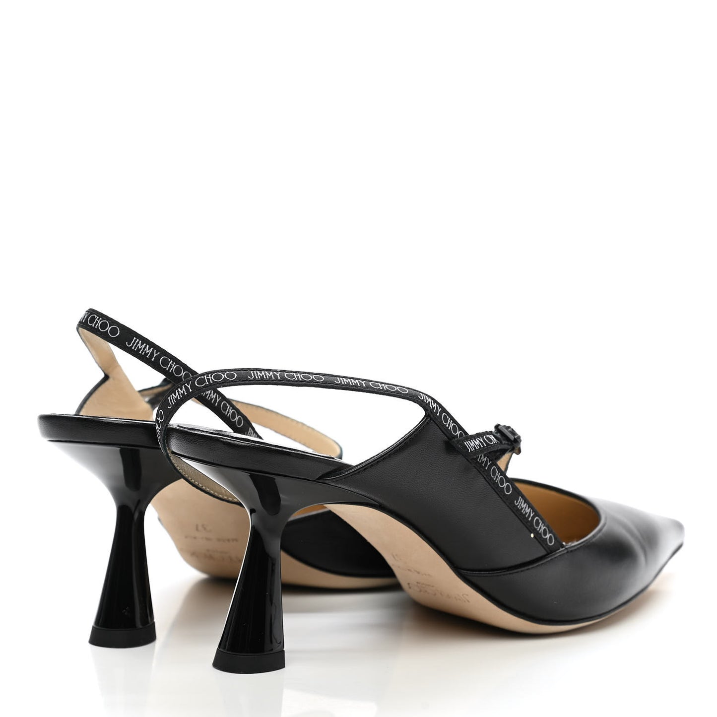 Nappa Ray Slingback Pumps 37 Black