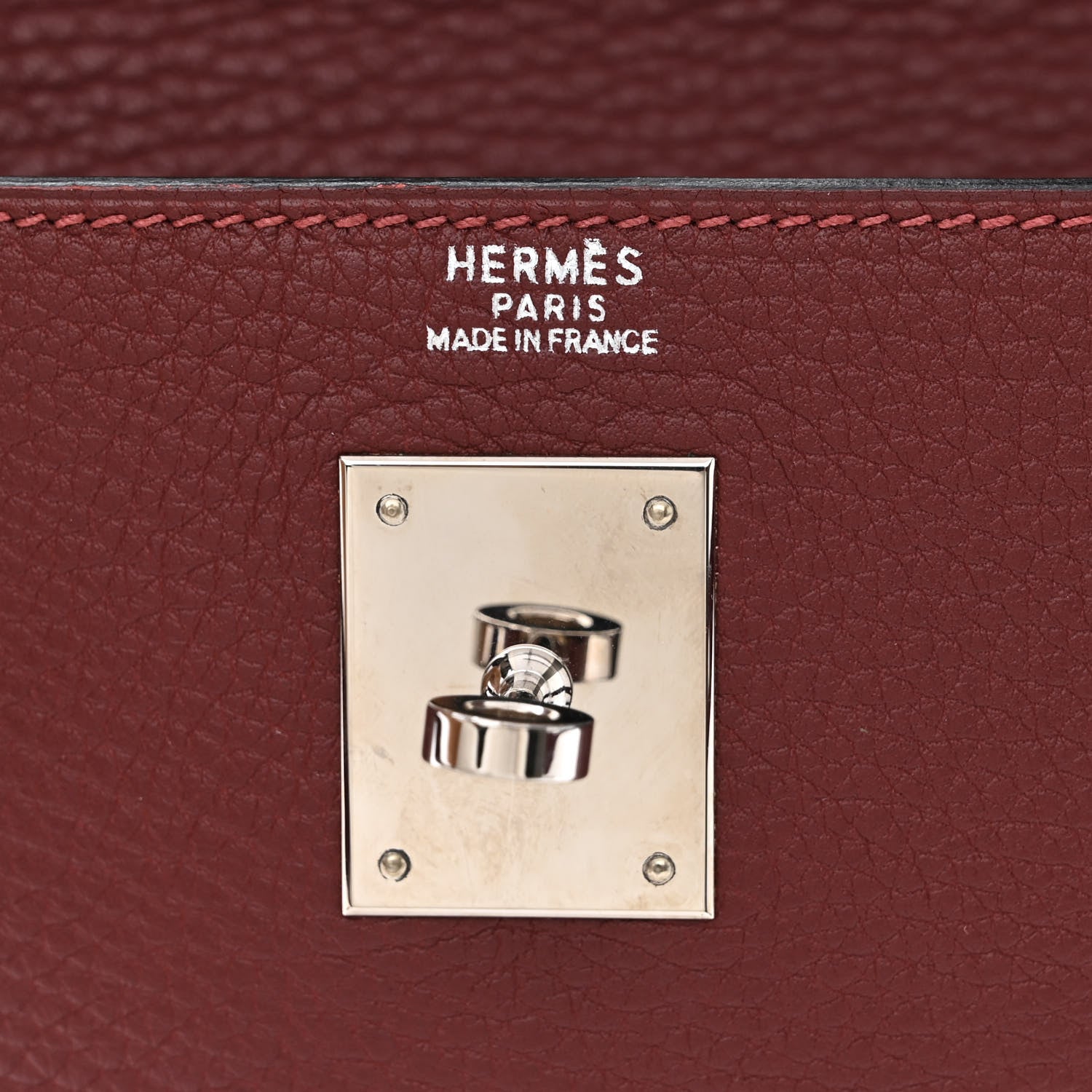 Hermes Fjord Kelly Retourne 32 Rouge H 6 of 14