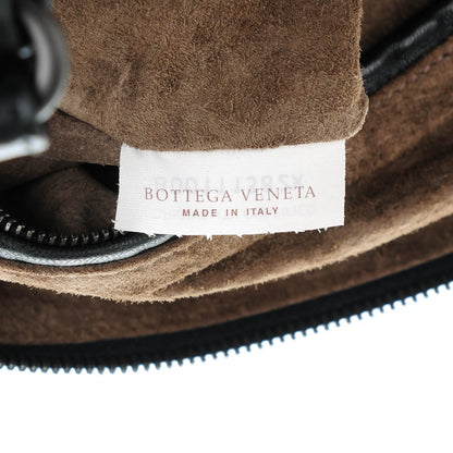 Bottega Veneta Pebbled Lambskin Top Handle Satchel Nero Black 8 of 8