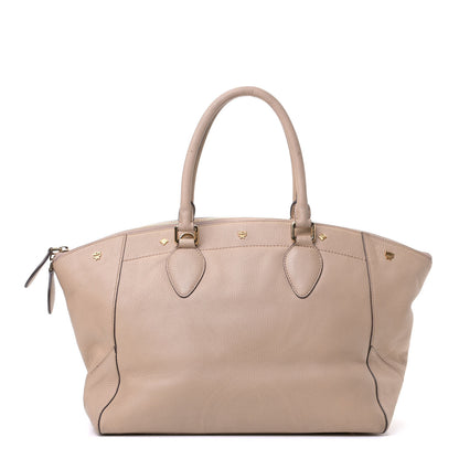 MCM Calfskin Tote Beige 1 of 12