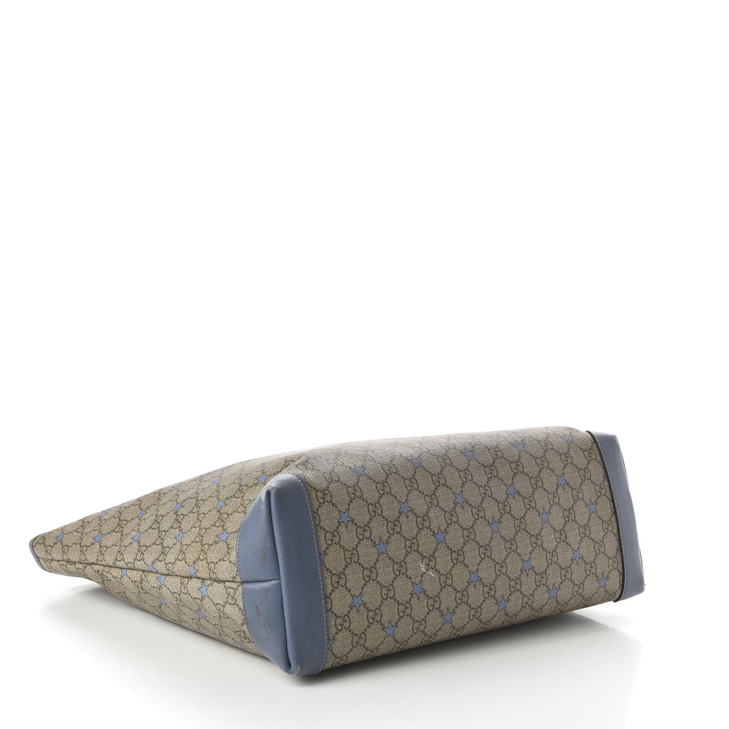 Gucci GG Supreme Stars Tote Blue 4 of 12