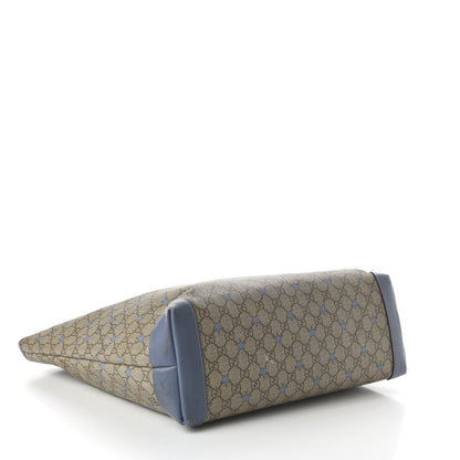 Gucci GG Supreme Stars Tote Blue 4 of 12