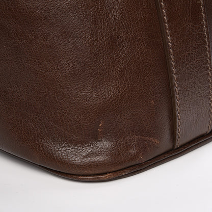 Saint Laurent Calfskin Oversized Muse Dark Brown 17 of 17