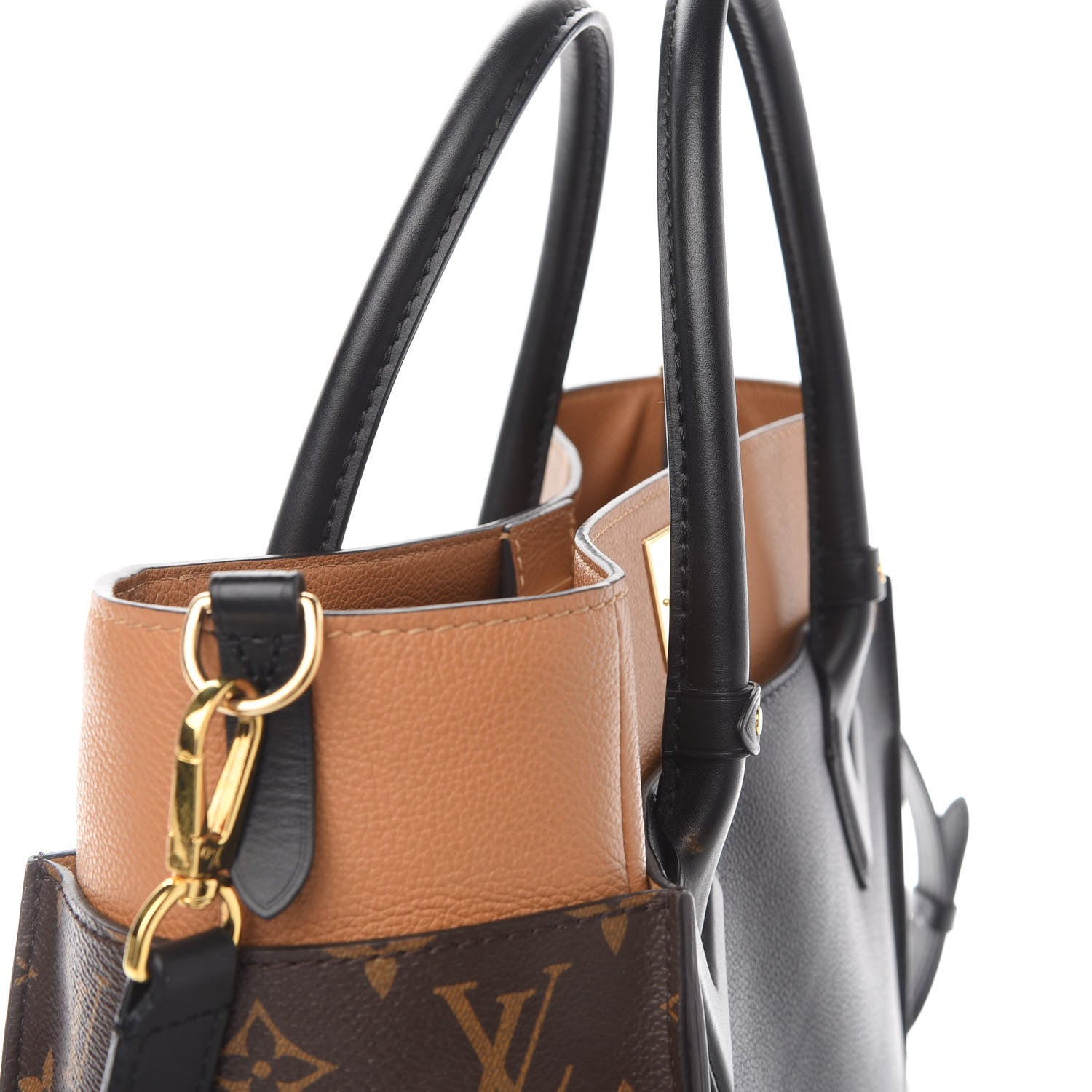Louis Vuitton Calfskin Monogram On My Side Black 20 of 29