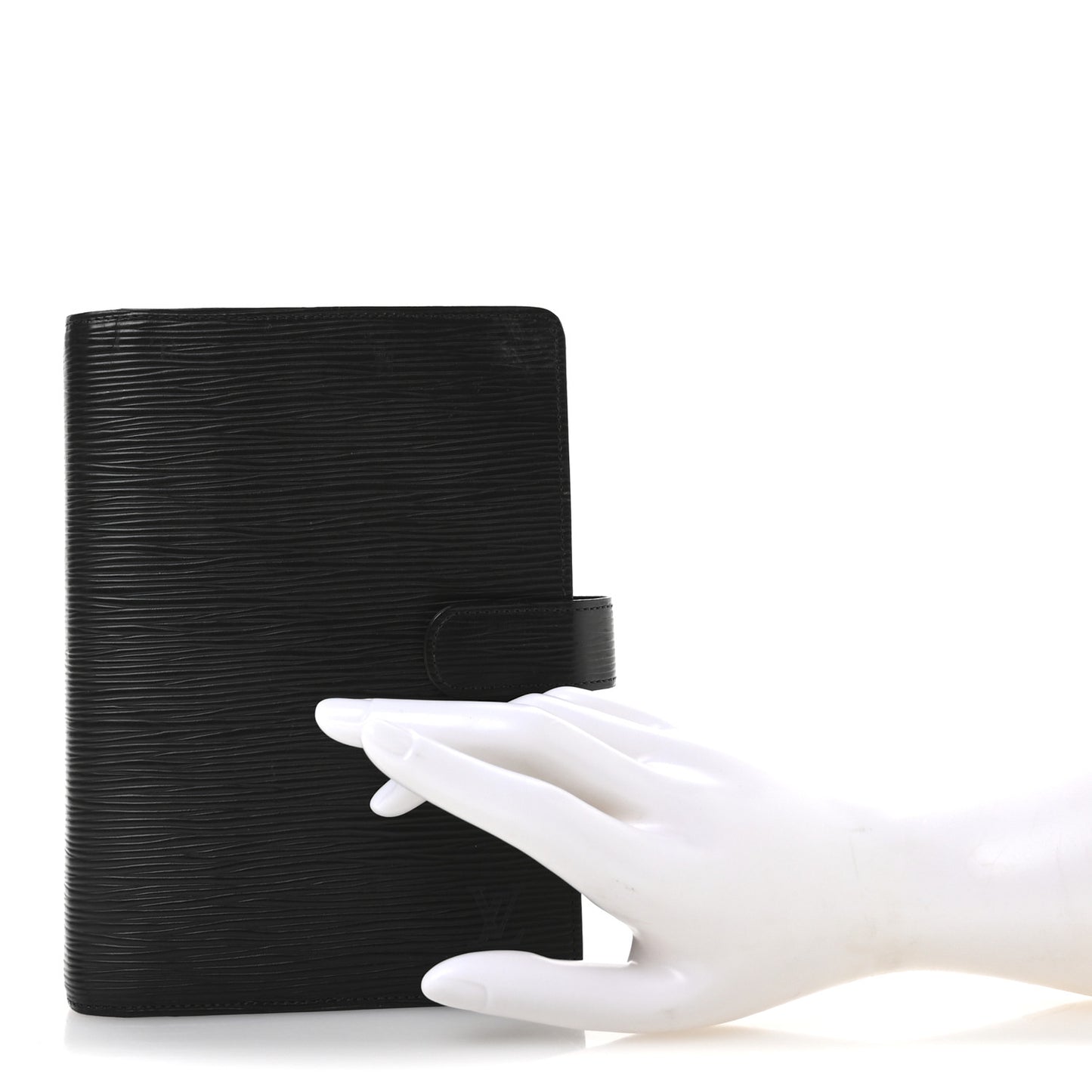 Epi Medium Ring Agenda Cover Black