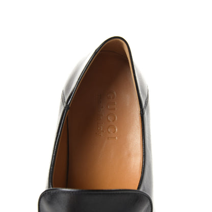 Gucci Goatskin Mens Horsebit Loafers 7.5 Black 8 of 10