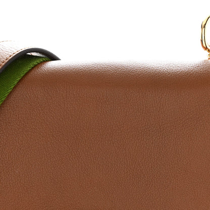 Gucci Roxy Calfskin Web Medium Blondie Shoulder Flap Bag Cuir 9 of 11